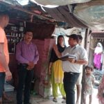 Facilitated joint visit with ADMO and focus on community awareness on VBD and preventing measures and sources reduction activities at slum- SUndar Pada Gyara Basti -FHI-EMBED-Health Department. Agra-16-07-2024