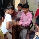 Malaria testing through RDT Kit By Asha during Bindu Katara UPHC PC- Deependra FHI-EMBED-Health Dept, Agra. 28-06-2024