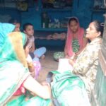 Community awareness for appropriate behavior For Dengue and Malaria during HH visit at Slum-Nagla chahhua PC- Kajal FHI-EMBED-Health Dept, Agra. 05-07-2024