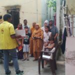 Community awareness for appropriate behavior For Dengue and Malaria during HH visit at Slum-Jatav Basti PC- Bhupendra FHI-EMBED-Health Dept, Agra. 12-07-2024