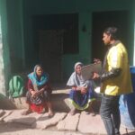 Community awareness for appropriate behavior For Dengue and Malaria during HH visit at Slum- Gadi Bhadoriya-PC-Bhupendra- FHI-EMBED-Health Dept, Agra. 06-12-2024