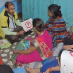 Community awareness for appropriate behavior For Dengue and Malaria during HH visit at Slum- Nagla mohan PC-Rajesh FHI-EMBED-Health Dept, Agra. 26-11-2024