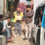 Community awareness for appropriate behavior For Dengue and Malaria during HH visit at Slum- Teli pada PC-Pulkit FHI-EMBED-Health Dept, Agra. 28-11-2024