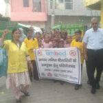 Awareness session for appropriate behavior of Dengue and Malaria during Rally activity PC- Geeta Ramani-Slum-Jonsmail Line Basti - FHI-EMBED-HEALTH department -Agra 08.11.2024