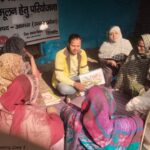 Community awareness for appropriate behavior For Dengue and Malaria during mas meeting at Slum- Nagla Mewati- PC-Pulkit FHI-EMBED-Health Dept, Agra. 17-12-2024