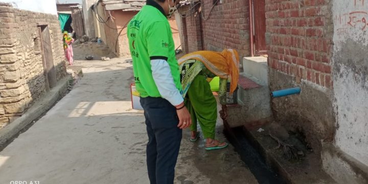 Changing the behavior of the community through home visits- Hasapur, Sheopur